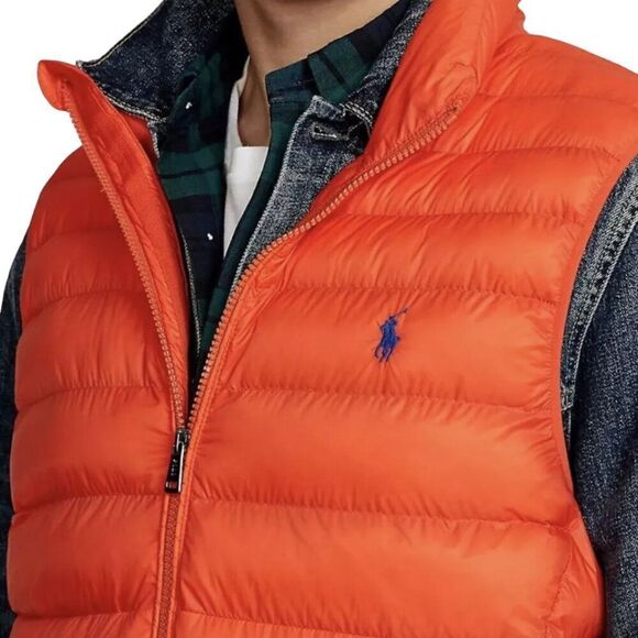 Polo Ralph Lauren Men's Performance Packable Full Zip down Puffer Vest L NWT - Picture 3 of 7